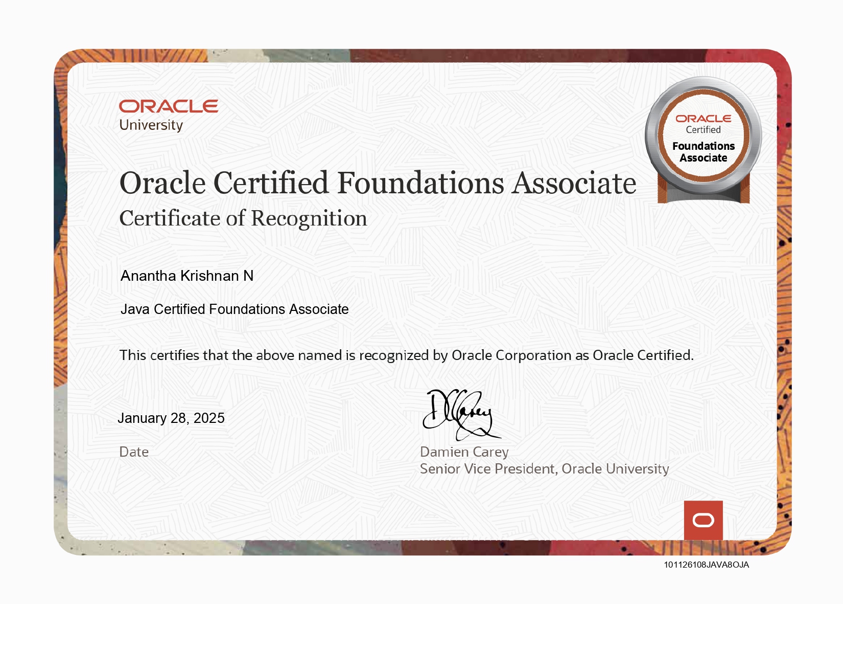 Oracle Java Certification